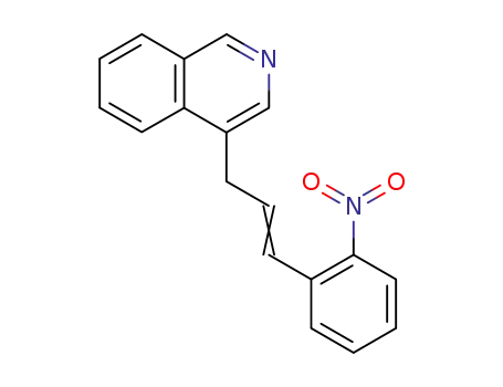 Isoquinoline, 4-[3-(2-nitrophenyl)-2-propenyl]-