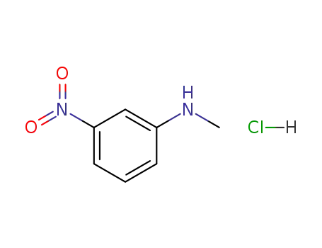 Molecular Structure of 137160-29-3 (Methyl-(3-nitro-phenyl)-amine; hydrochloride)