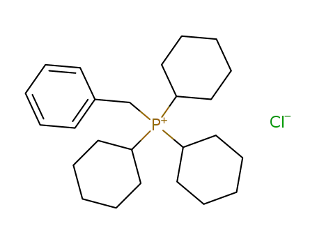 Molecular Structure of 90144-90-4 (Phosphonium, tricyclohexyl(phenylmethyl)-, chloride)