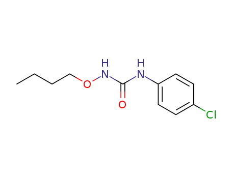 Molecular Structure of 91244-58-5 (N'-Butyloxy-N-<4-chlor-phenyl>-harnstoff)