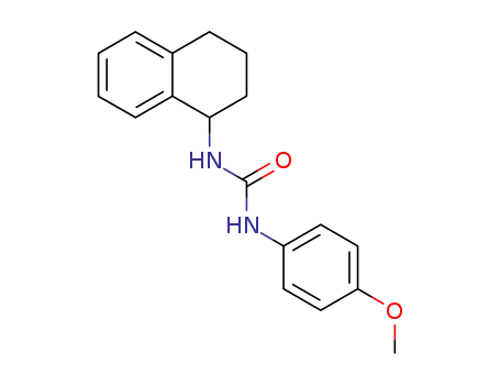Molecular Structure of 63125-45-1 (Urea, N-(4-methoxyphenyl)-N'-(1,2,3,4-tetrahydro-1-naphthalenyl)-)