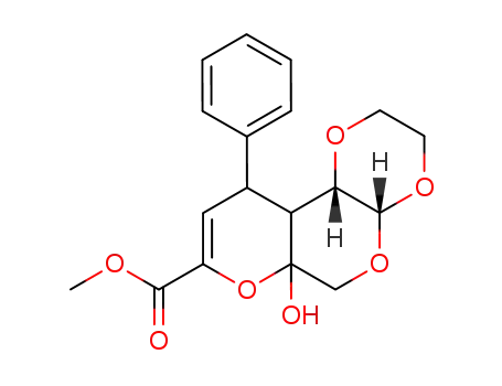 Methyl-2,3,4a,4b,5,8a,9,10a-octahydro-8a-hydroxy-5-phenyl-1,4,8,10-tetraoxaphenanthren-7-carboxylat