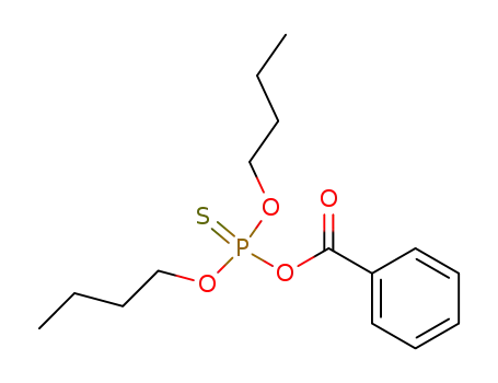 Molecular Structure of 109652-54-2 (Benzoyloxy-O,O-dibutylthiophosphat)