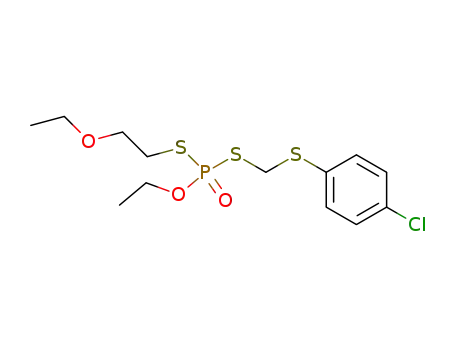 Dithiophosphoric acid S-(4-chloro-phenylsulfanylmethyl) ester S'-(2-ethoxy-ethyl) ester O-ethyl ester