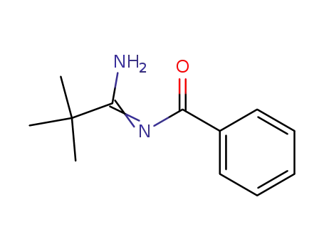 Molecular Structure of 38063-77-3 (N-Benzoylpivalamidin)
