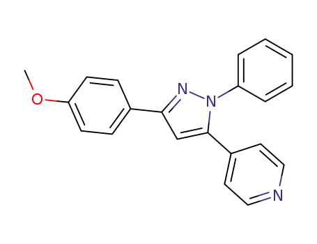 5-Isonicotinyl-3-(p-methoxyphenyl)-1-phenylpyrazole