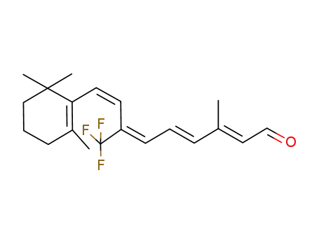 (2E,4E,6E,8Z)-3-Methyl-7-trifluoromethyl-9-(2,6,6-trimethyl-cyclohex-1-enyl)-nona-2,4,6,8-tetraenal