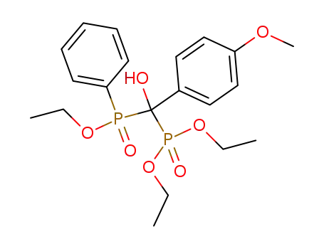 [(Ethoxy-phenyl-phosphinoyl)-hydroxy-(4-methoxy-phenyl)-methyl]-phosphonic acid diethyl ester
