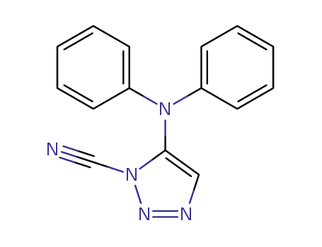 1H-1,2,3-Triazole-1-carbonitrile, 5-(diphenylamino)-