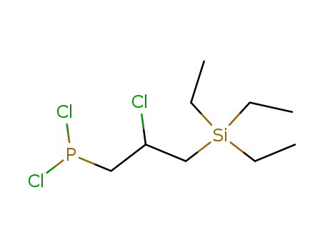 Molecular Structure of 59971-04-9 (<2-Chlor-3-(triaethylsilyl)-propyl>-phosphonsaeuredichlorid)