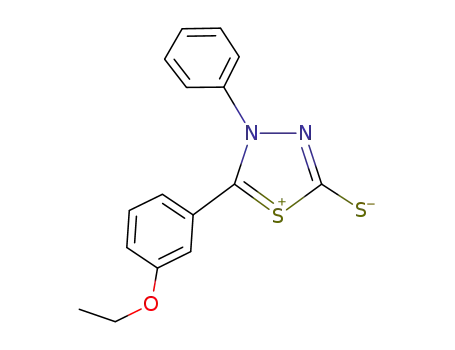 2-(3-ethoxy-phenyl)-3-phenyl-5-thioxo-4,5-dihydro-[1,3,4]thiadiazolium betaine