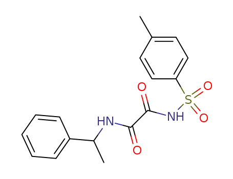 N-<1-Phenyl-ethyl>-N'-p-toluolsulfonyl-oxalsaeurediamid
