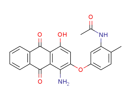 N-[5-(1-Amino-4-hydroxy-9,10-dioxo-9,10-dihydro-anthracen-2-yloxy)-2-methyl-phenyl]-acetamide