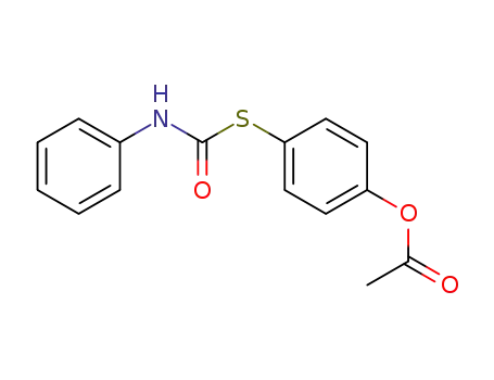 Carbamothioic acid, phenyl-, S-[4-(acetyloxy)phenyl] ester