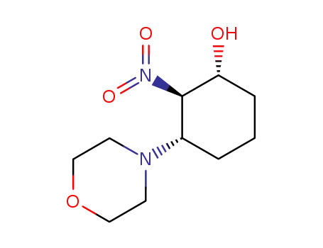 Molecular Structure of 18961-35-8 (3-morpholin-4-yl-2-nitro-cyclohexanol)