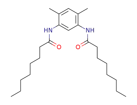 Molecular Structure of 117784-65-3 (Octanoic acid (2,4-dimethyl-5-octanoylamino-phenyl)-amide)