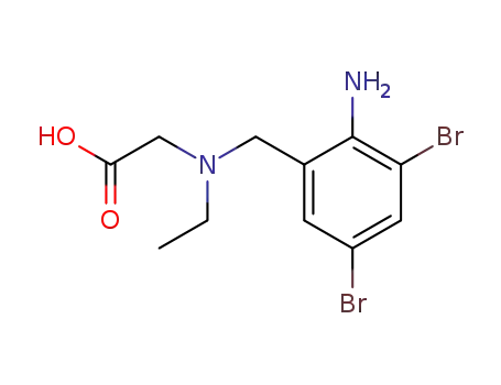 [(2-Amino-3,5-dibromo-benzyl)-ethyl-amino]-acetic acid