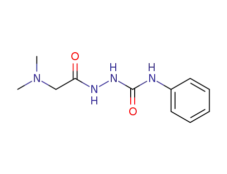 Molecular Structure of 92027-38-8 (4-Phenyl-1-dimethylaminoacetyl-semicarbazid)