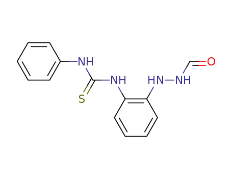 Molecular Structure of 63402-23-3 (Thiourea, N-[2-(2-formylhydrazino)phenyl]-N'-phenyl-)
