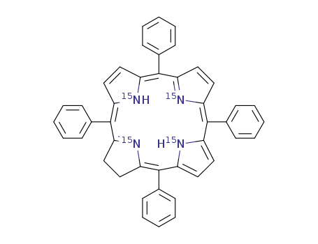5,10,15,20-Tetraphenyl<<sup>15</sup>N<sub>4</sub>>chlorin