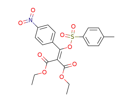 2-[(4-Nitro-phenyl)-(toluene-4-sulfonyloxy)-methylene]-malonic acid diethyl ester