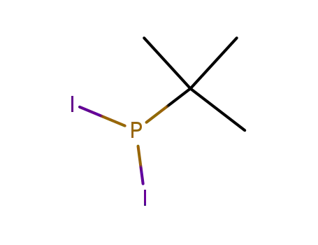 Molecular Structure of 66517-44-0 (tert-butyldiiodophosphine)