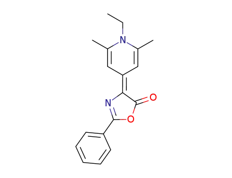 4-(1-ethyl-2,6-dimethyl-1<i>H</i>-pyridin-4-ylidene)-2-phenyl-4<i>H</i>-oxazol-5-one