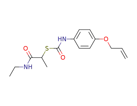 2-<4-Allyloxy-phenylcarbamoylmercapto>-propionsaeure-aethylamid