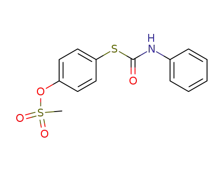 4-[(Phenylcarbamoyl)sulfanyl]phenyl methanesulfonate