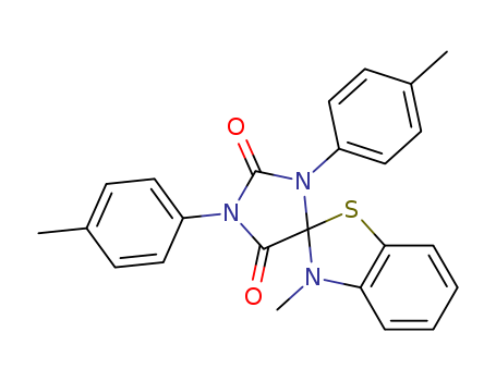 Spiro(benzothiazole-2(3H),4-imidazolidine)-2,5-dione, 3-methyl-1,3-bis(4-methylphenyl)-