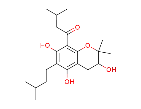 3,5,7-trihydroxy-6-isopentyl-8-isovaleryl-2,2-dimethylchroman