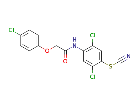 2',5'-Dichlor-4'-thiocyanato(4-chlorphenoxy)acetanilid