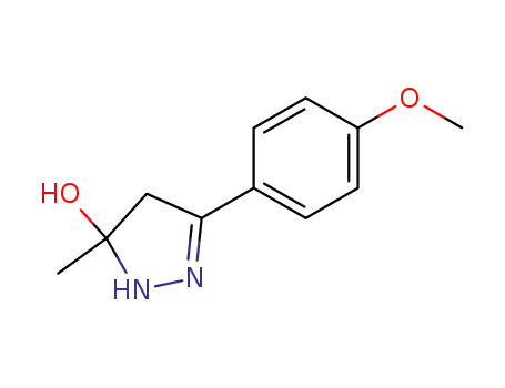 1H-Pyrazol-5-ol, 4,5-dihydro-3-(4-methoxyphenyl)-5-methyl-