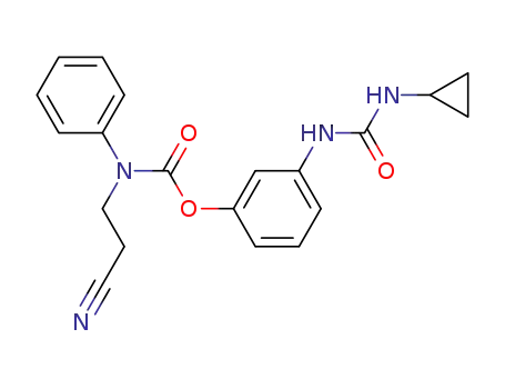 N-(2-cyanoethyl)-carbanilic acid-[3-(3-cyclopropylureido)-phenyl]-ester