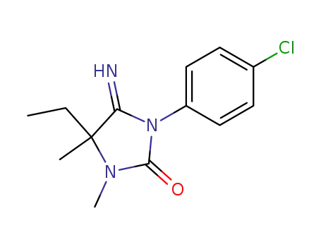 5-ethyl-1,5-dimethyl-4-imino-3-(4-chlorophenyl)imidazolidin-2-one