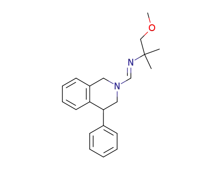 (2-Methoxy-1,1-dimethyl-ethyl)-[1-(4-phenyl-3,4-dihydro-1H-isoquinolin-2-yl)-meth-(E)-ylidene]-amine