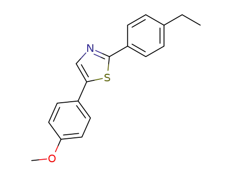2-(4-ethyl-phenyl)-5-(4-methoxy-phenyl)-thiazole