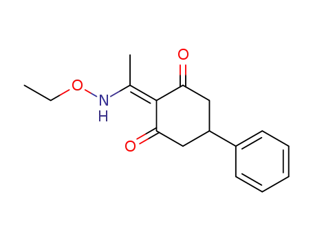 2-(1-Ethoxyamino-ethylidene)-5-phenyl-cyclohexane-1,3-dione