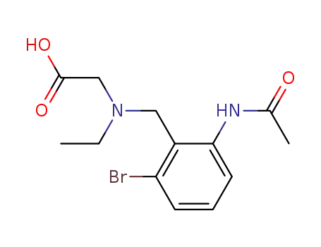 [(2-Acetylamino-6-bromo-benzyl)-ethyl-amino]-acetic acid