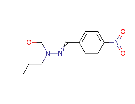 2-(4-Nitro-benzyliden)-1-butyl-1-formyl-hydrazin