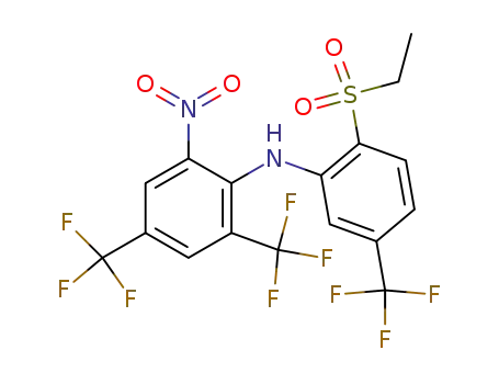 (2-Ethanesulfonyl-5-trifluoromethyl-phenyl)-(2-nitro-4,6-bis-trifluoromethyl-phenyl)-amine
