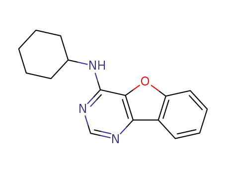 benzo[4,5]furo[3,2-<i>d</i>]pyrimidin-4-yl-cyclohexyl-amine