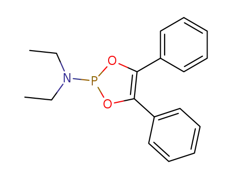 Molecular Structure of 62128-54-5 (1,3,2-Dioxaphosphol-2-amine, N,N-diethyl-4,5-diphenyl-)