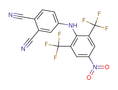 4-(4-Nitro-2,6-bis-trifluoromethyl-phenylamino)-phthalonitrile
