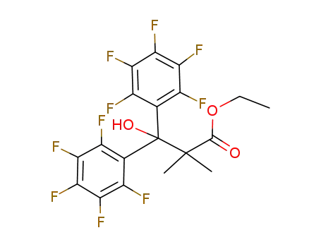ethyl α,α-dimethyl-β,β-dipentafluorophenylhydracrylate