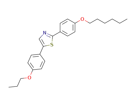 2-(4-hexyloxy-phenyl)-5-(4-propoxy-phenyl)-thiazole