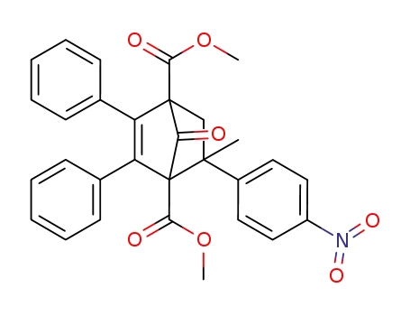 5-Methyl-5-(4-nitro-phenyl)-7-oxo-2,3-diphenyl-bicyclo[2.2.1]hept-2-ene-1,4-dicarboxylic acid dimethyl ester