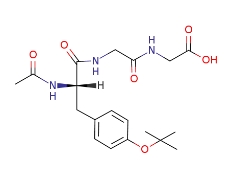 Glycine, N-acetyl-O-(1,1-dimethylethyl)-L-tyrosylglycyl-