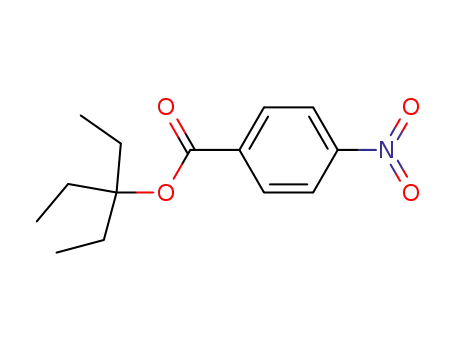 Molecular Structure of 22428-93-9 (3-Pentanol, 3-ethyl-, 4-nitrobenzoate)