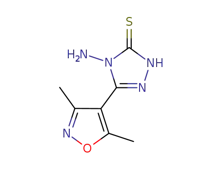 4-amino-5-(3,5-dimethyl-isoxazol-4-yl)-2,4-dihydro-[1,2,4]triazole-3-thione
